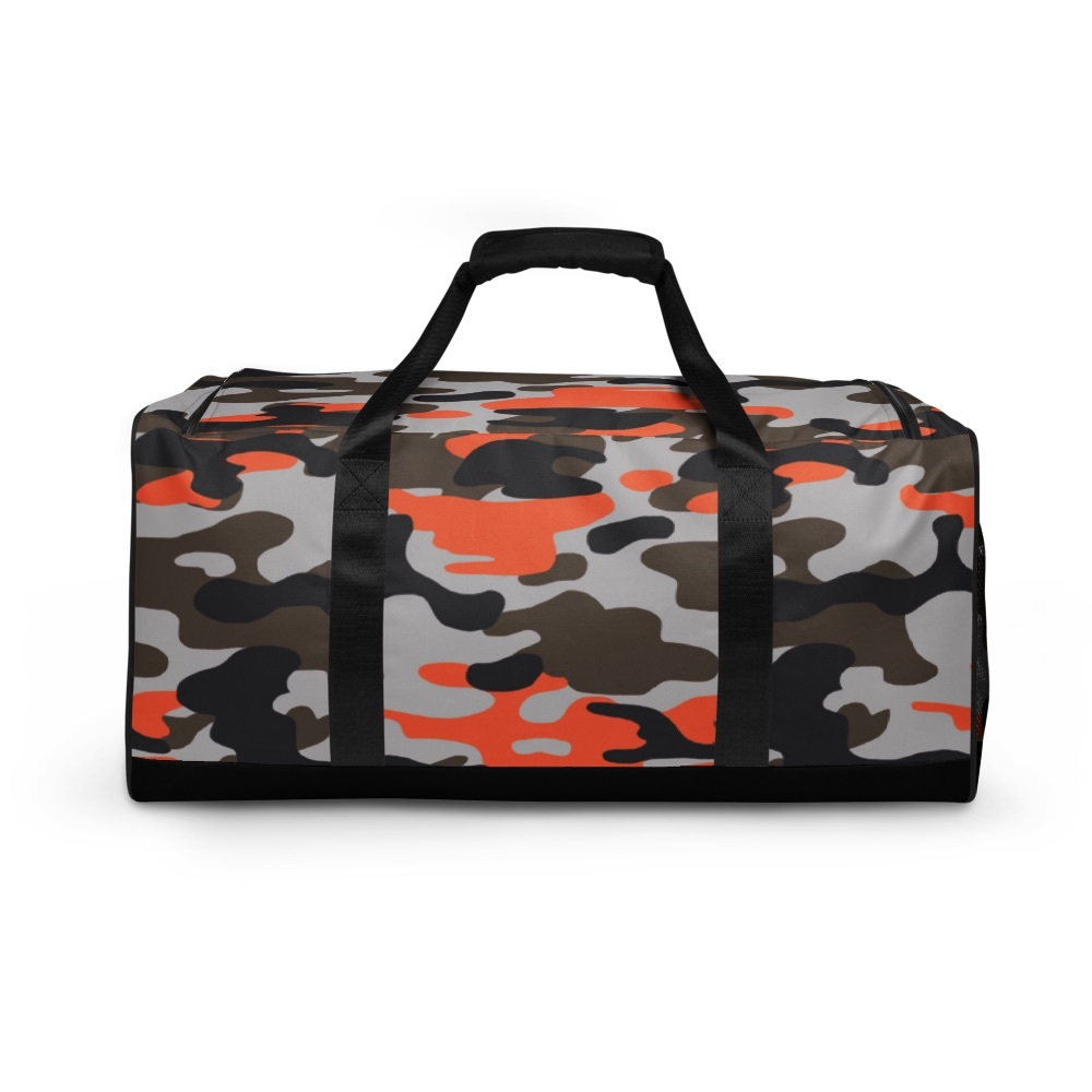 Orange camo duffel bag - Picture 13 of 16